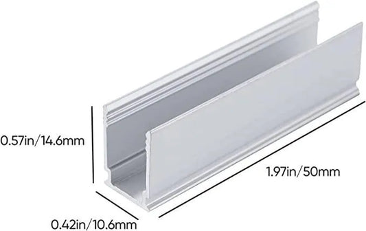 Extra Mounting Pack for 110V 10X20mm RGB Neon Light-Eco RGB Neon - Shine Decor