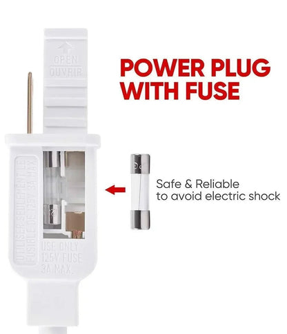 Extra Power Cord Pack for 110V 8x16mm Led Neon Light Eco Neon and Lum Neon - Shine Decor