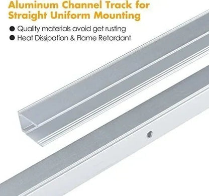 Track Channel 3.3FT For 110V 10X20mm RGB Neon-Eco RGB Neon - Shine Decor