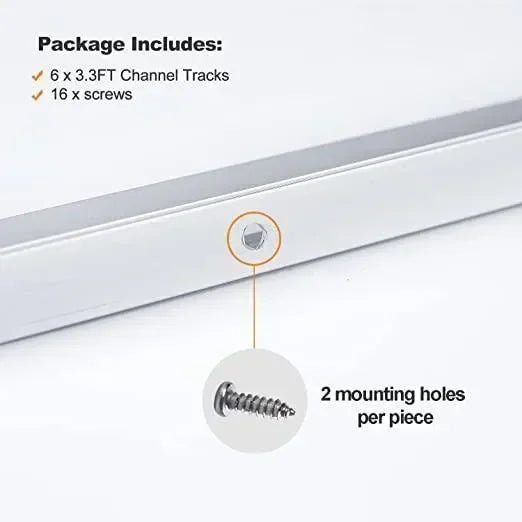 Track Channel 3.3FT For 110V 10X20mm RGB Neon-Eco RGB Neon - Shine Decor